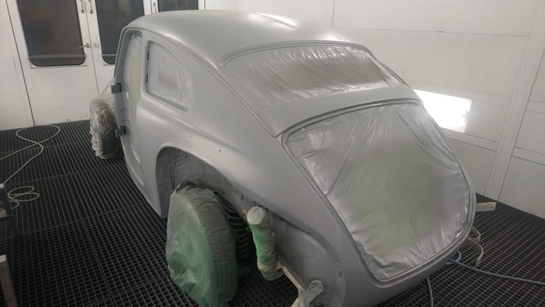 Volvo Oldtimer Lackierung Vorbereitung